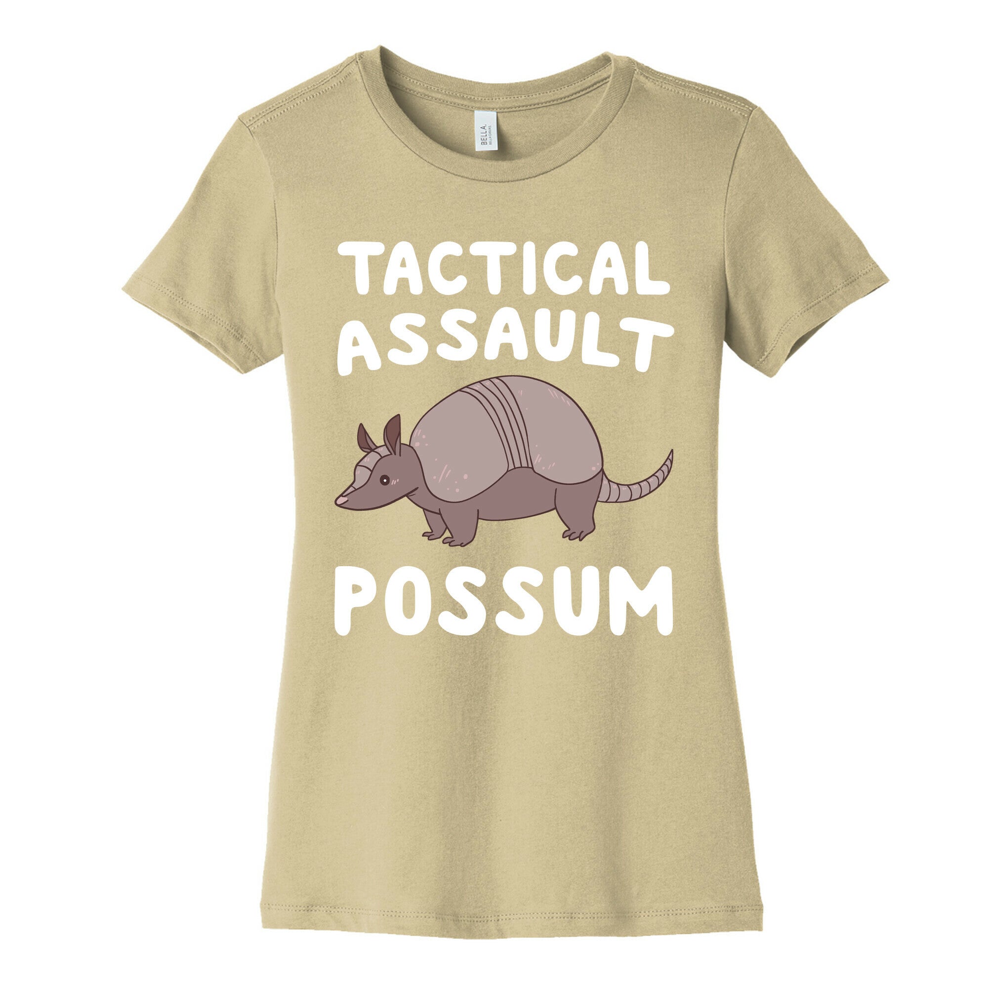 Tactical Assault Possum - Armadillo Women's Cotton Tee